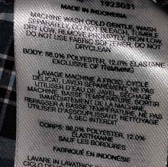 Columbia Sportswear, stretchy checked fabric, lightweight size S/p - Picture 3 of 6